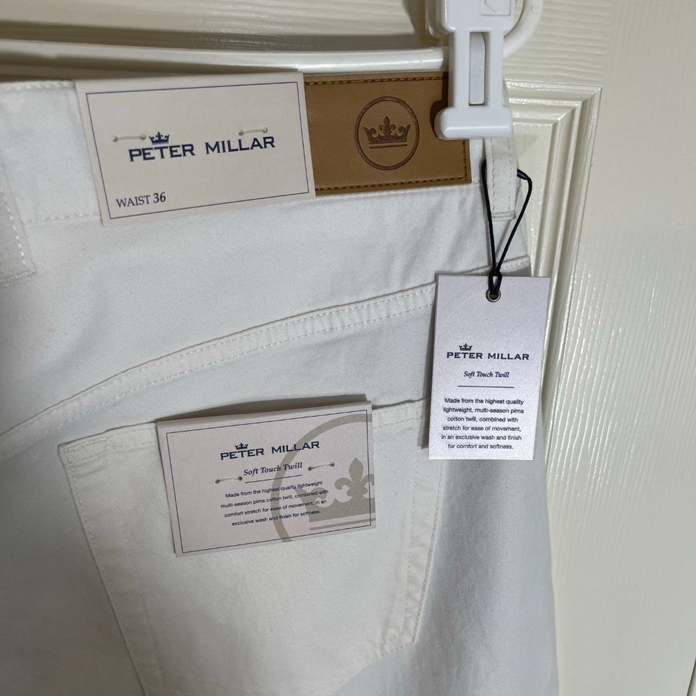 NWT Peter Millar Soft Touch Twill Size 36